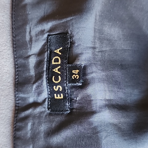 Escada charcoal gray Fluted-Hem Skirt - Picture 2 of 6